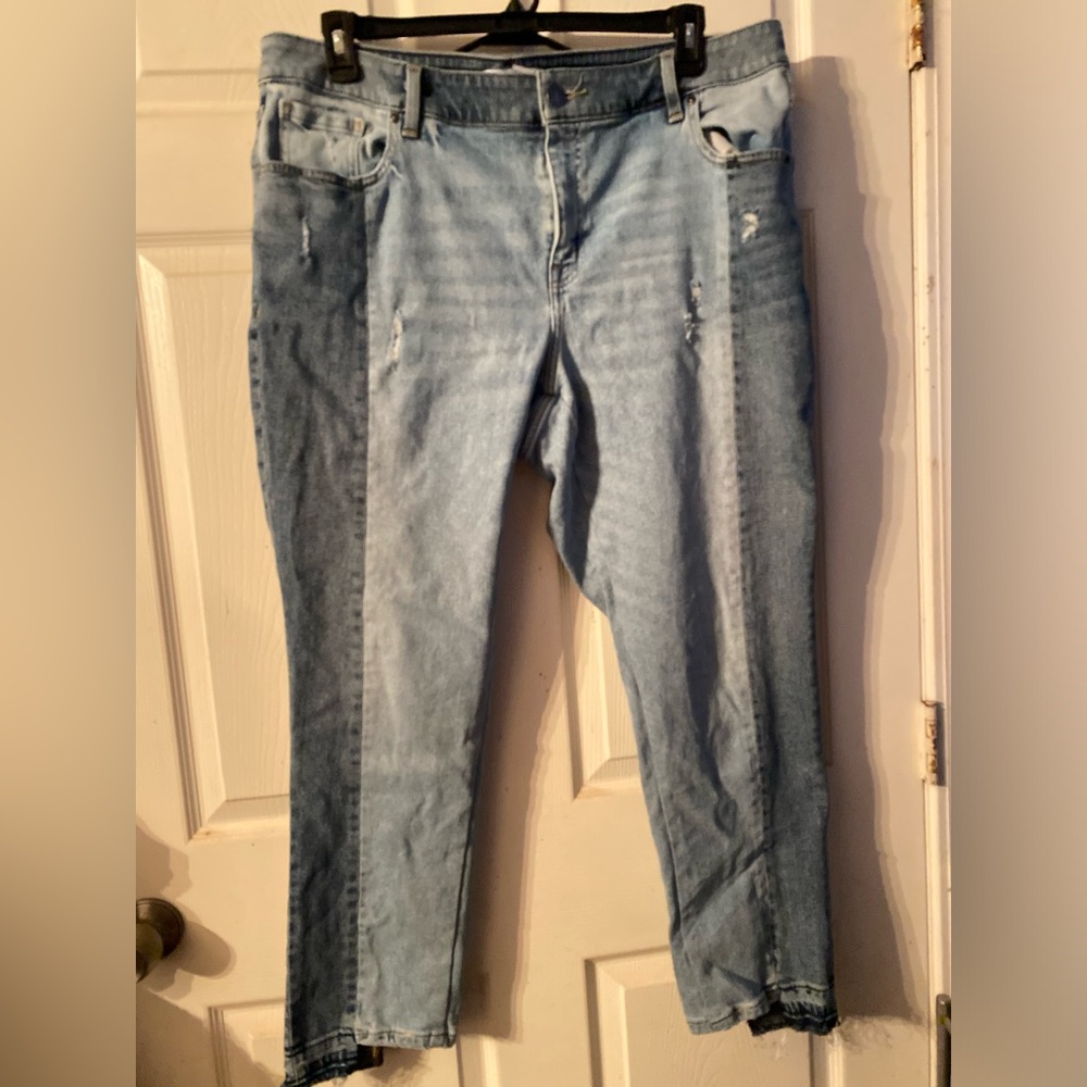 lane bryant 2 toned jeans size 18